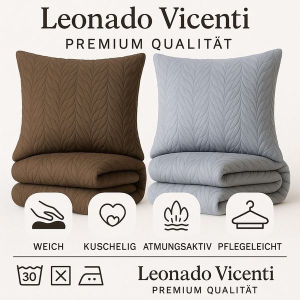Leonado Vicenti Bettwäsche Winter Plüsche Cashmere Touch Geblümt, 1 teilig, Flauschig warmes Cashmere Touch Damast Motiv, Geblümt