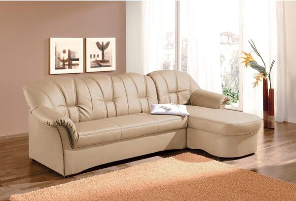 DOMO collection Ecksofa Papenburg L-Form, in großer Farbvielfalt, wahlweise mit Bettfunktion