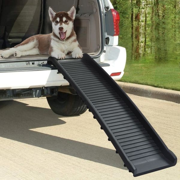 vidaXL Hunderampe Klappbar Schwarz 155,5x40x15,5 cm 170987