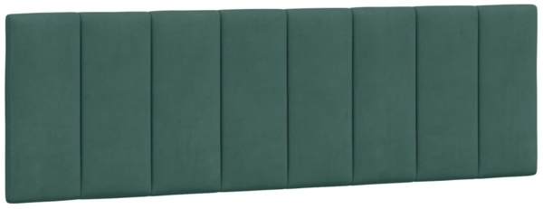 vidaXL Bettgestell ohne Matratze "Hanko" Dunkelgrün 160x200 cm Samt 3207858 Bild 7