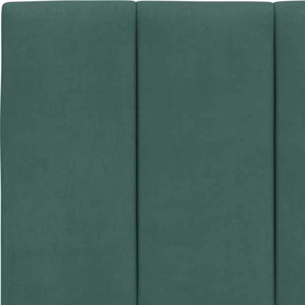 vidaXL Bettgestell ohne Matratze "Hanko" Dunkelgrün 160x200 cm Samt 3207858 Bild 9