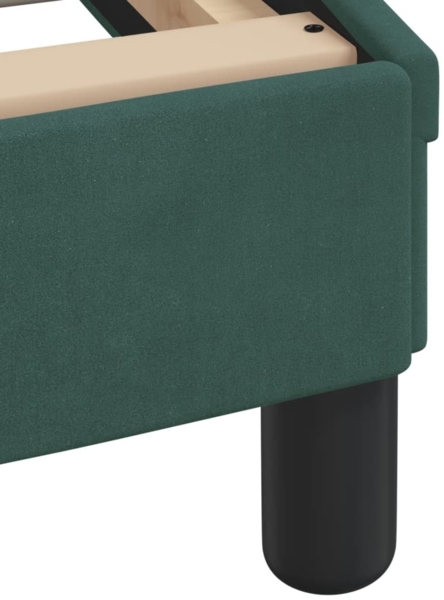 vidaXL Bettgestell ohne Matratze "Hanko" Dunkelgrün 160x200 cm Samt 3207858 Bild 8