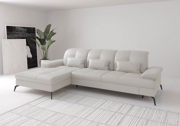 sit&more Ecksofa Amica, L-Form, inkl. Sitztiefenverstellung & Armteilverstellung, wahlweise mit Bettfunktion, Bettkasten und Kopfteilverstellung