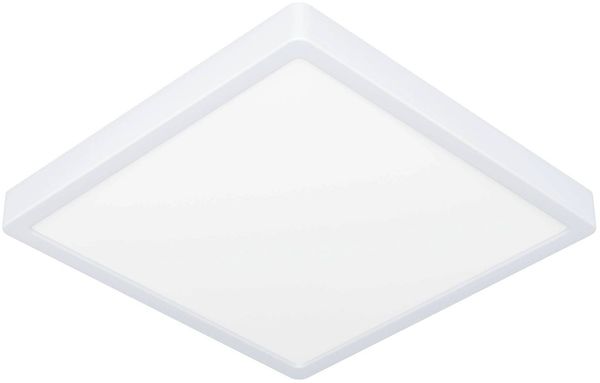 Eglo 900592 Aufbauleuchte FUEVA 5 Stahl weiss LED 20,5W 3000K L:28. 5cm B:28. 5cm H:2. 8cm dimmbar