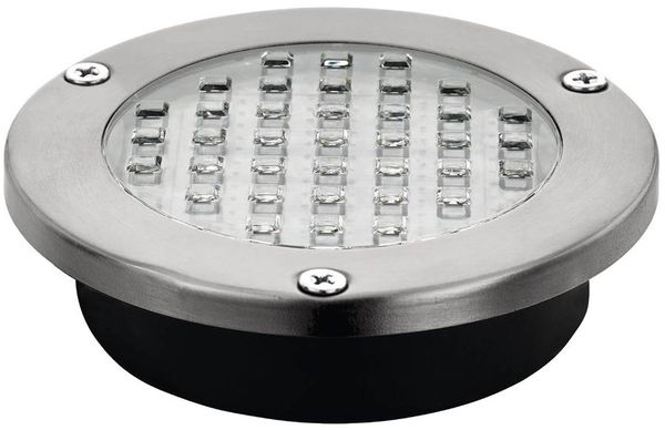 Eglo 48799 Solarleuchte Z_SOLAR LED 2x0,2W Alu edelstahl, Kunststoff transparent H:3cm Ø11. 5cm mit ein/aus Schalter
