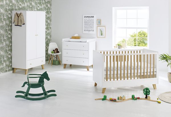 Pinolino 'Pan' 3-tlg. Babyzimmer-Set weiß