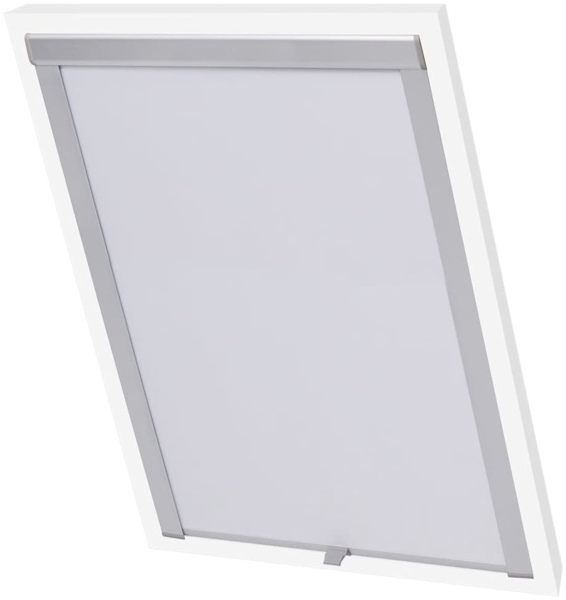 vidaXL Verdunkelungsrollo Weiß F06 131281