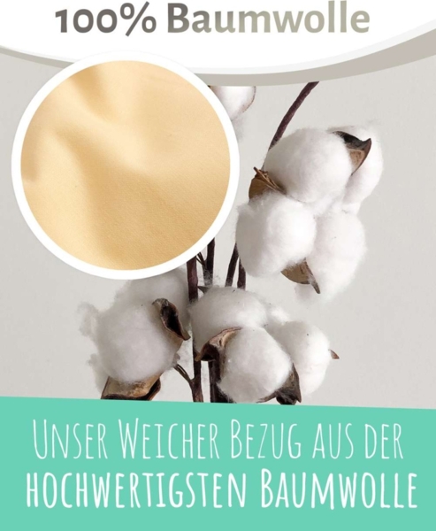 pic Bear Stillkissen Medium 170 cm, Schön-gelb : Schön-gelb