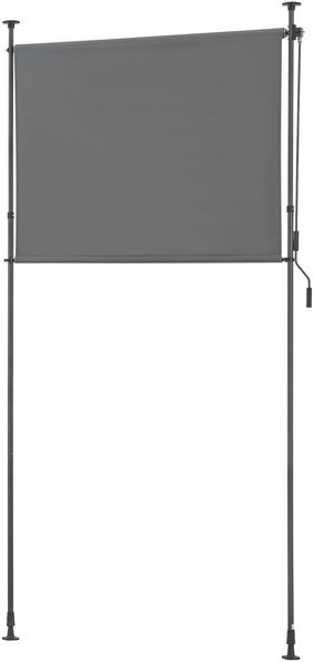 Klemmmarkise Cimarra 150x270cm Dunkelgrau [pro. tec]