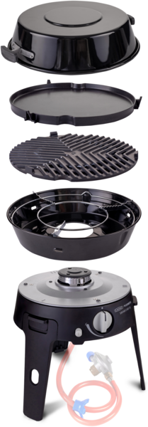 CADAC Safari Chef 30 Deluxe – Tragbarer Camping-Gasgrill 50 mbar