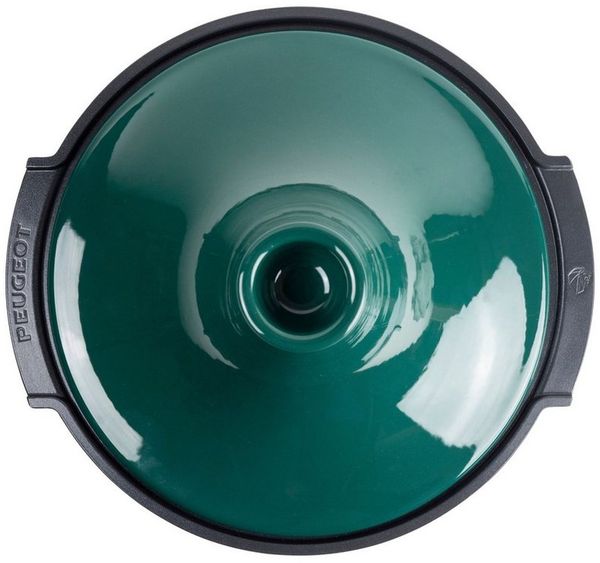 PEUGEOT Auflaufform Tagine ATLAS 30cm Waldgrün Dampfgarer Aluminium Keramikdeckel Induktio