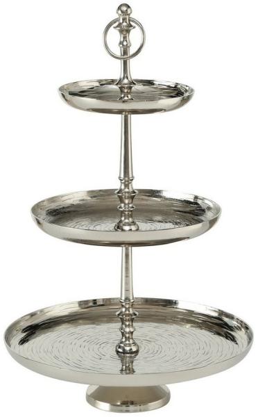 BOLTZE Dekoetagere Etagere Ties Aluminium 50cm Silber