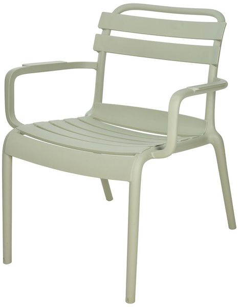 Gartenstuhl Lagos Komfort, Polypropylen, Grün, 65 x 77 x 66 cm