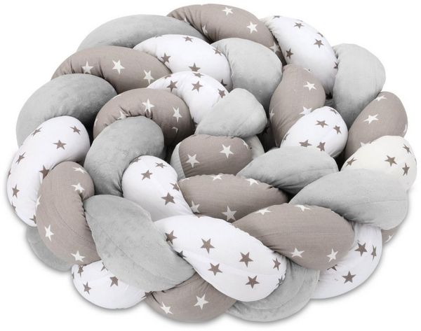 Totsy Baby Schutzgitter Kuschelkissen Kinder Kissen Deko 200 cm - flauschig Dekokissen