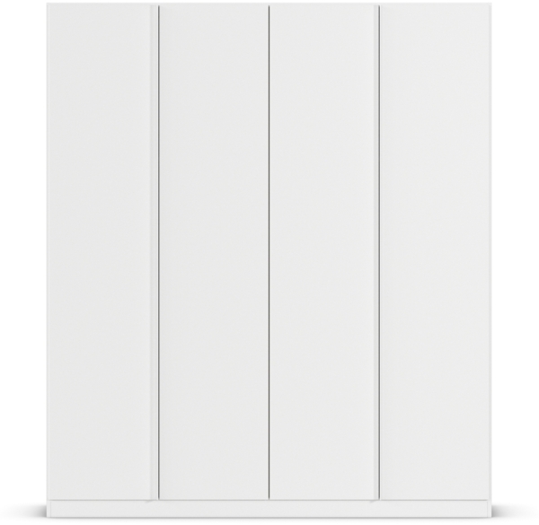 Drehtürenschrank >Monostar< in alpinweiß aus Holzwerkstoff - 181x210x54cm (BxHxT) Bild 2