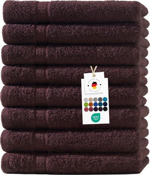 Carpe Sonno Handtuch Set 50x100 cm 100% Baumwolle Handtücher Set 500 g/m2 Frottier Handtuchset, Frottier (Spar-Set, 8-St), Extra Soft & Weich, Saugfähig, Schwer, Atmungsaktiv, schnell trocknend