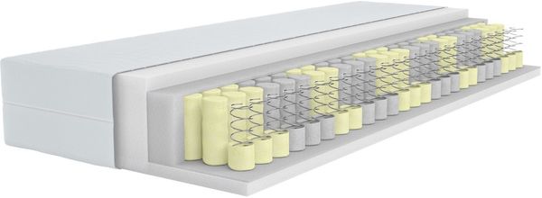 Taschenfederkernmatratze NEUHEIT: Tinden 26, 7 Zonen Matratze 90x200 cm, 140x200 cm & mehr, OTTO home, 26 cm hoch, Wendematratze H2/H3/H4, ergonomisch, 500 Federn (bei 100x200 cm)