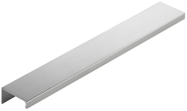 SO-TECH® Möbelgriff Griffleiste SW120 Länge 230 mm Chrom matt (10-St), Profilgriff zur rückwärtigen Frontinnenseiten Montage