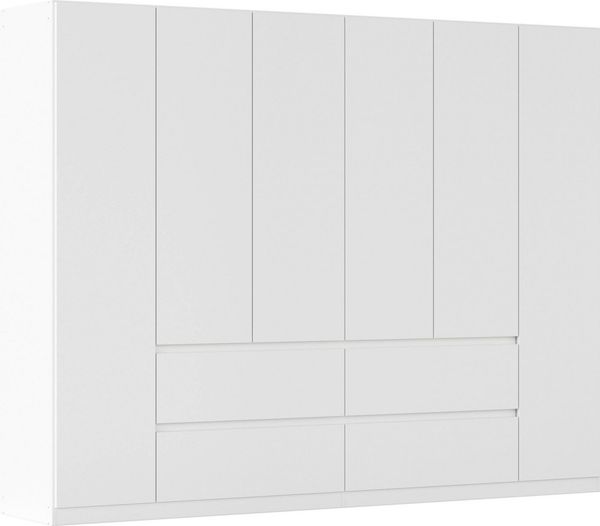 rauch Drehtürenschrank Kleiderschrank Schrank Garderobe Garderobenschrank MAINZ grifflose Front, Außentüren mit Push-to-Open Funktion MADE IN GERMANY