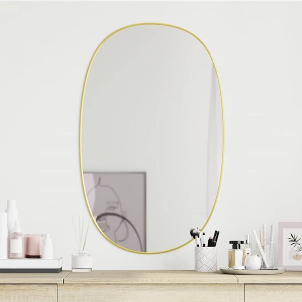 vidaXL Wandspiegel Golden 70x45 cm 348219