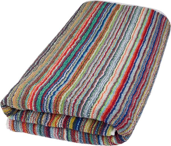 ROSS Saunatuch Missoni-Serie, Frottier (Packung, 1-St), aus feinster Baumwolle, dezente Streifen, Multifarben