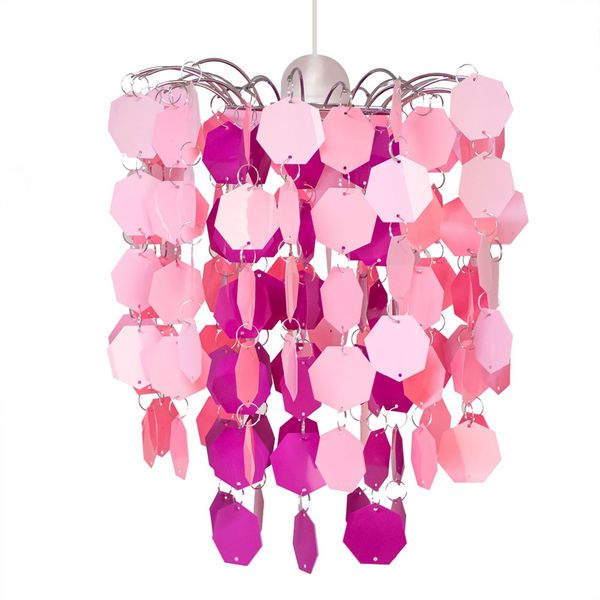 RGB LED Hängeleuchte, rosa-pink, Fernbedienung Bild 8
