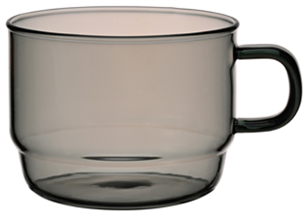 Hario Hario - Farben Stacking Mug Cup - Glasbecher grau 300ml