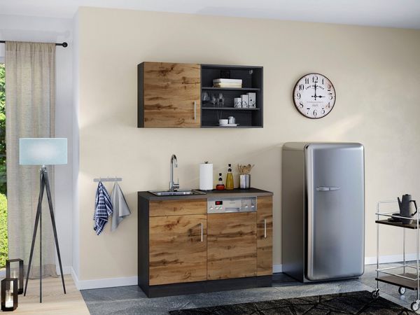 KOCHSTATION Pantryküche KS-Mali, Breite 110 cm, mit E-Geräten