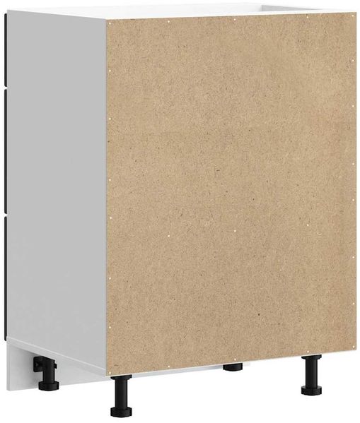 vidaXL Küchenunterschrank „Porto“ Schwarz Holzwerkstoff 854260 Bild 7