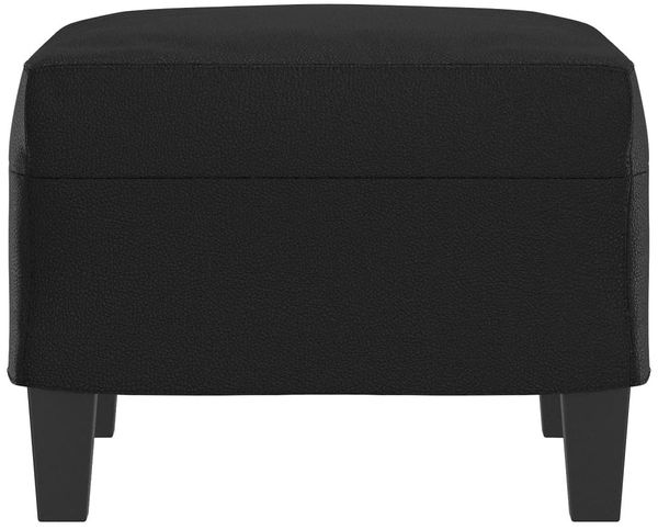 vidaXL Fußhocker Schwarz 60 x 50 x 41 cm Kunstleder [349335] Bild 4