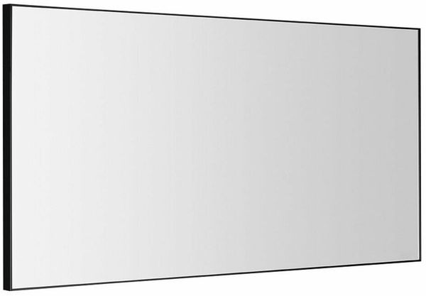 AROWANA Spiegel mit Rahmen, 1200x600 mm, schwarz