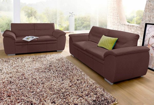 COTTA Polstergarnitur Leandra, Set bestehend aus: 2-Sitzer & 2,5-Sitzer