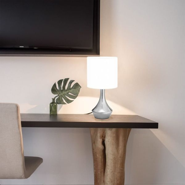 vidaXL Tischlampen 2 Stk. Touch-Sensor Weiß E14 51040