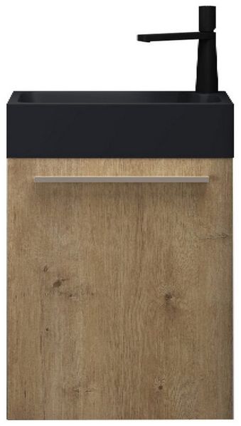 Mai & Mai Badmöbel-Set Gäste Wc Waschbeckenunterschrank Waschtisch mit Unterschrank Pisa