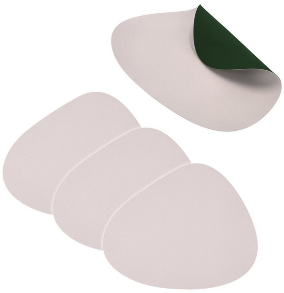 HTI-Living Platzset Tischset 4 - teilig Piniengrün/Marshmellowweiß, (Set, 4-St, 4 Platzdecken), Platzset Platzdecke Bild 4