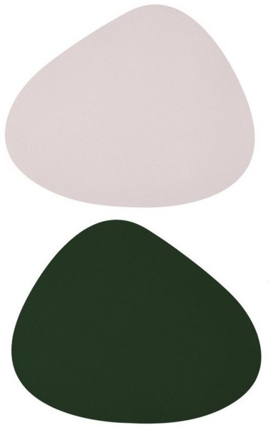 HTI-Living Platzset Tischset 4 - teilig Piniengrün/Marshmellowweiß, (Set, 4-St, 4 Platzdecken), Platzset Platzdecke Bild 2