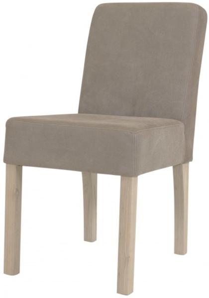 Casa Padrino Designer Esszimmer Stuhl ModEF 35 Khaki Leder - Hotelmöbel - Holz Buche