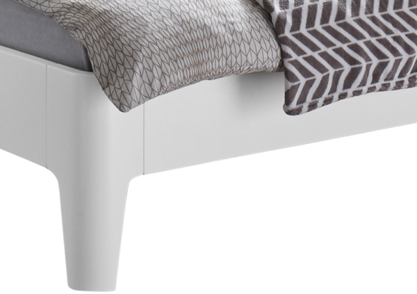 Xpress Hasena Xyvola Komfortbett Buche weiß deckend lackiert (10) 100 cm 200 cm 30 cm Bild 2