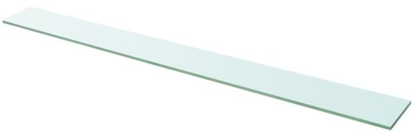 vidaXL Regalboden Glas Transparent 110x12 cm 243847
