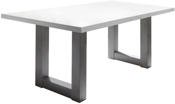 Esszimmertisch Eila 4 180 x 90 x 75 Esstisch Graphit/Weiß Matt Lack 13356-180 Bild 2