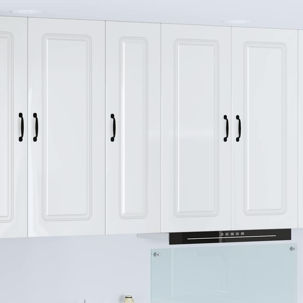 vidaXL Küchenschrank Kalmar Hochglanz Weiß 30 x 31 x 100 cm 884758