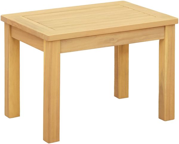 vidaXL Couchtisch Helles Akazienholz 50 x 35 x 36 cm Massivholz Akazie 42026782