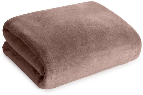 Wohndecke TEDY warme Decke für Herbst & Winter, Eurofirany, Teddy-Fleece, kuschelige Sofadecke, Sesselschoner, Extra weich