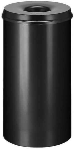 V-Part Papierkorb Selbstlöschend 50 L Schwarz 445359