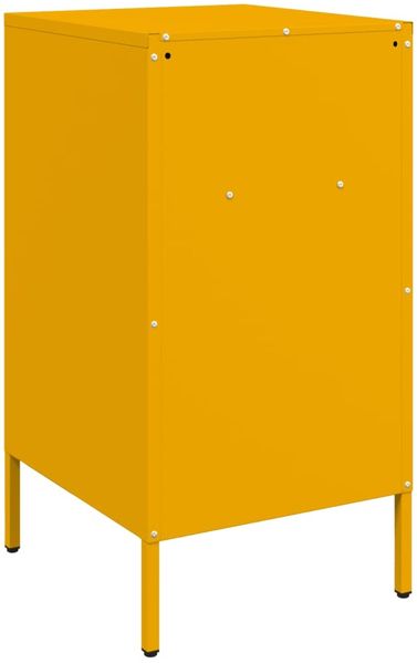 vidaXL Nachttische 2 Stk. Senfgelb 36x39x68 cm Stahl 843073 Bild 8