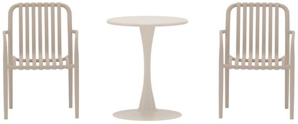 ebuy24 Bistrotisch Limnos Cafeset beige. (3-St) Bild 5
