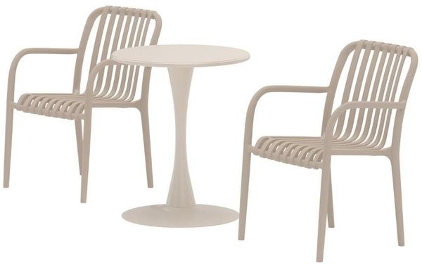 ebuy24 Bistrotisch Limnos Cafeset beige. (3-St) Bild 2