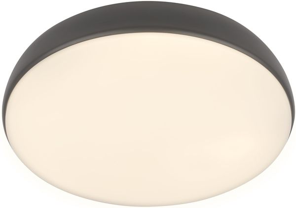 BRILONER - LED Deckenlampe mit Fernbedienung, dimmbar, warmweiß bis neutralweiß, LED Lampe, Deckenleuchte, Wohnzimmerlampe, Küchenlampe, Deckenbeleuchtung, Flurlampe, 35x8,5 cm, Anthrazit