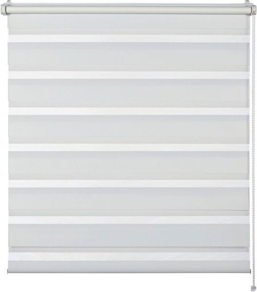 Doppelrollo Tilda, SCHÖNER WOHNEN-Kollektion, transparent, mit Bohren/ohne Bohren, freihängend, Klemmfix, geklemmt, silberne oder weiße Rollo-Technik