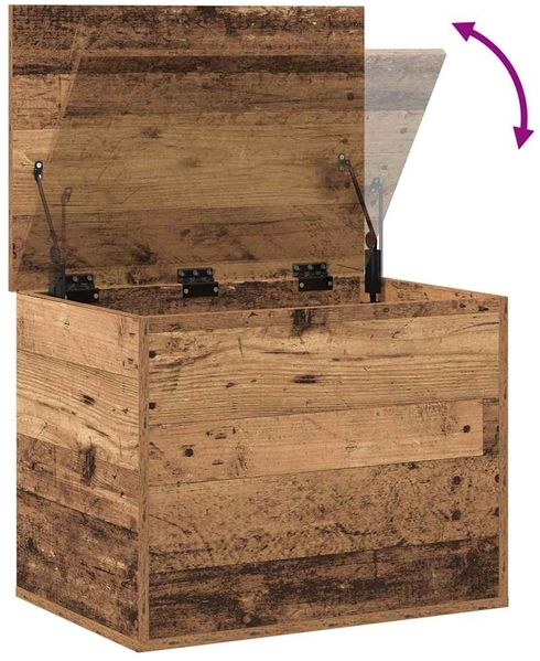 vidaXL Aufbewahrungsbox Altholz 60 x 42 x 46 cm Holzwerkstoff 862288 Bild 10